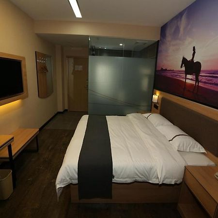 Thank Inn Chain Hotel Shanxi Xinzhou Xinfu District Xuefu East Street Heping Square Exterior foto