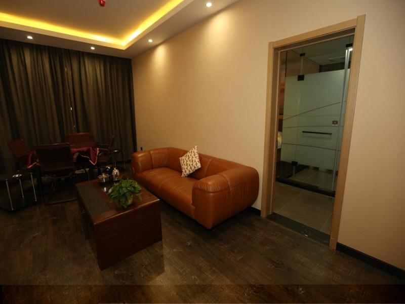 Thank Inn Chain Hotel Shanxi Xinzhou Xinfu District Xuefu East Street Heping Square Exterior foto