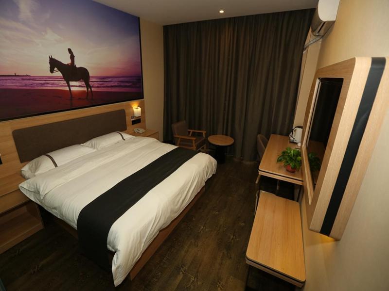 Thank Inn Chain Hotel Shanxi Xinzhou Xinfu District Xuefu East Street Heping Square Exterior foto